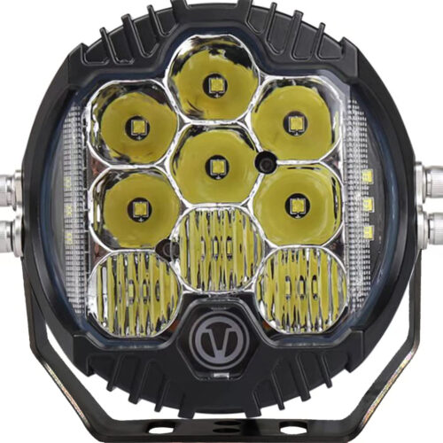 ANMINGPU 7 بوصة LED ضوء العمل الأصفر العنبر الطرق الوعرة 4×4 القيادة الأضواء الضباب الخفيف لسيارات جيب شاحنة سيارات الدفع الرباعي قارب بارا 12 فولت 24 فولت