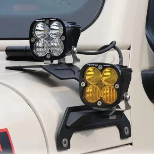 Double Light Brackets for Jeep Wrangler JL / JT